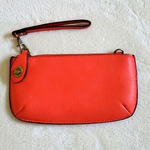 Joy Susan vegan leather clutch